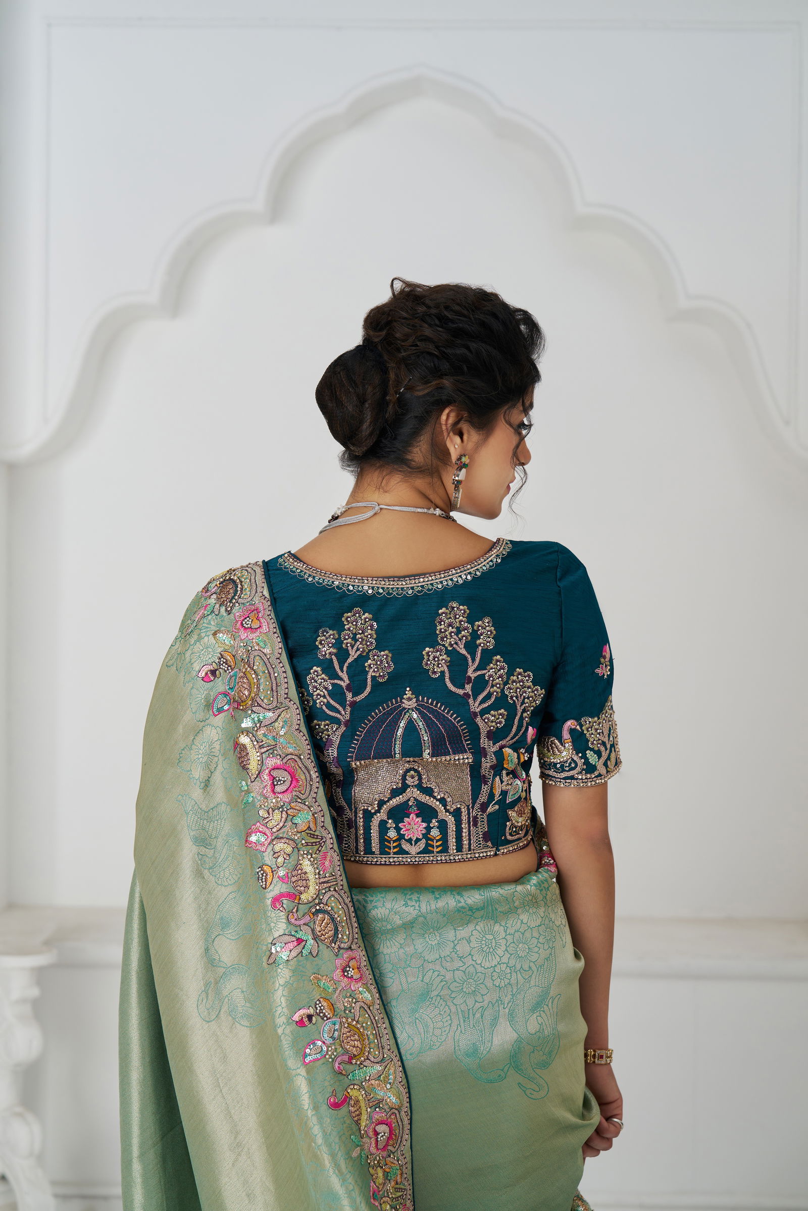 Kf 111 Green Color Pure Dola Viscouse Silk Saree Bulk Orders In India